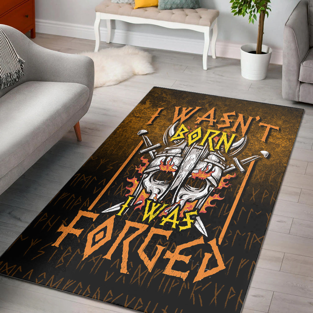 Viking Area Rug I Wasn’t Born I Was Forged