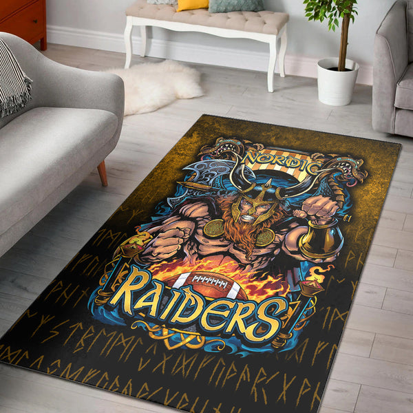 Viking Area Rug Viking Nordic Raiders