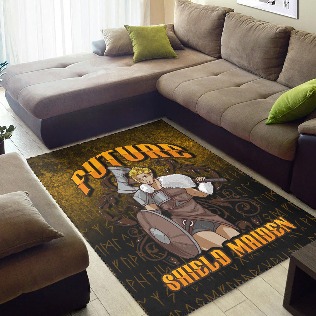 Viking Area Rug I’m Viking Future Shield Maiden