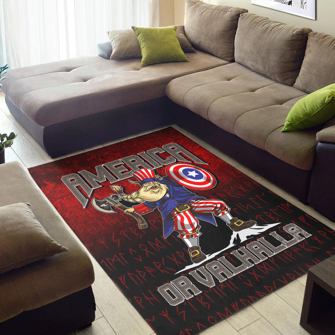 Viking Area Rug America Or Valhalla Ver02