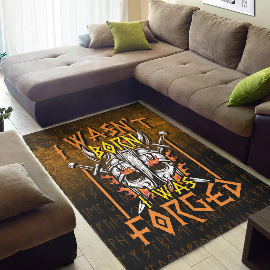 Viking Area Rug I Wasn’t Born I Was Forged