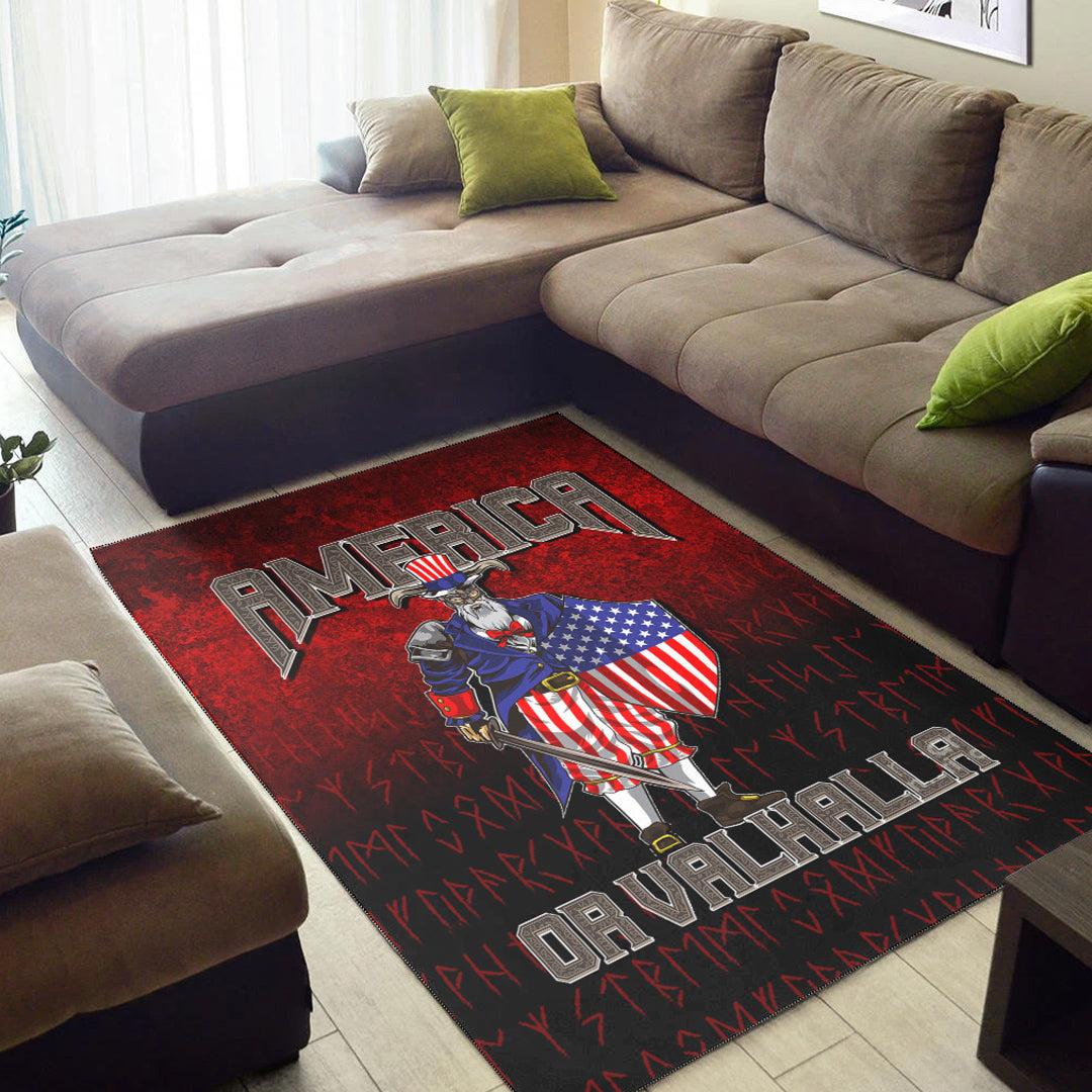 Viking Area Rug America Or Valhalla Ver01