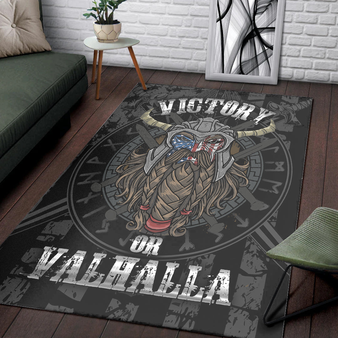 Viking Area Rug Victory or Valhalla