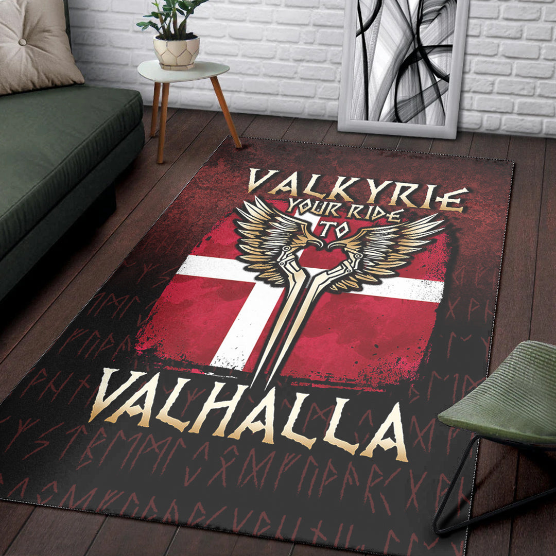 Viking Area Rug Valkyrie Your Ride to Valhalla Austria