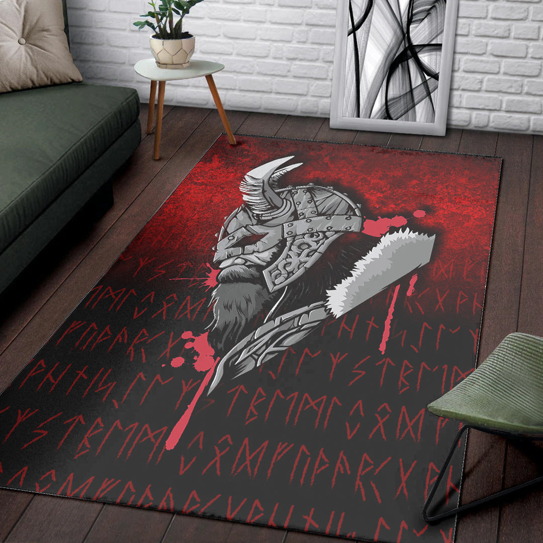 Viking Area Rug Viking Nordic Odin