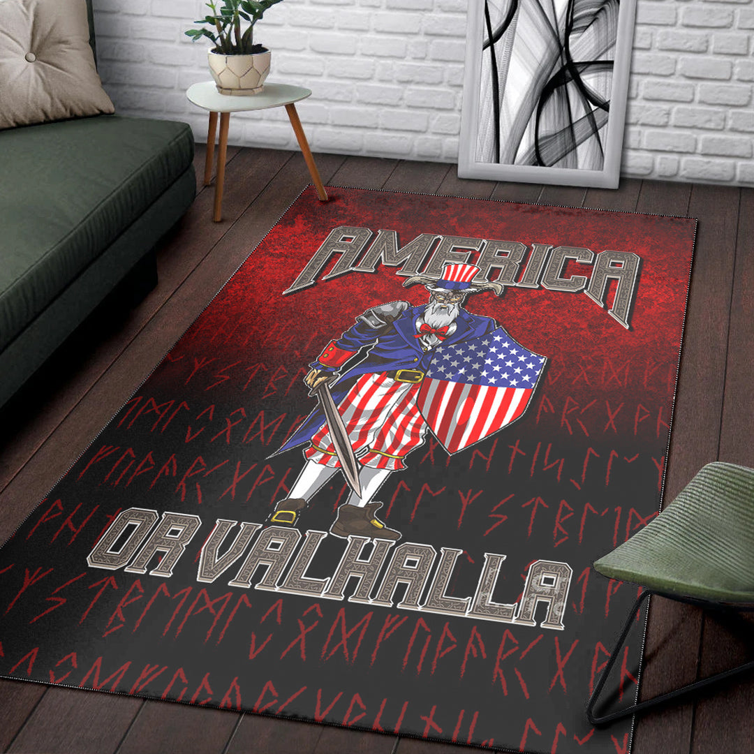 Viking Area Rug America Or Valhalla Ver01