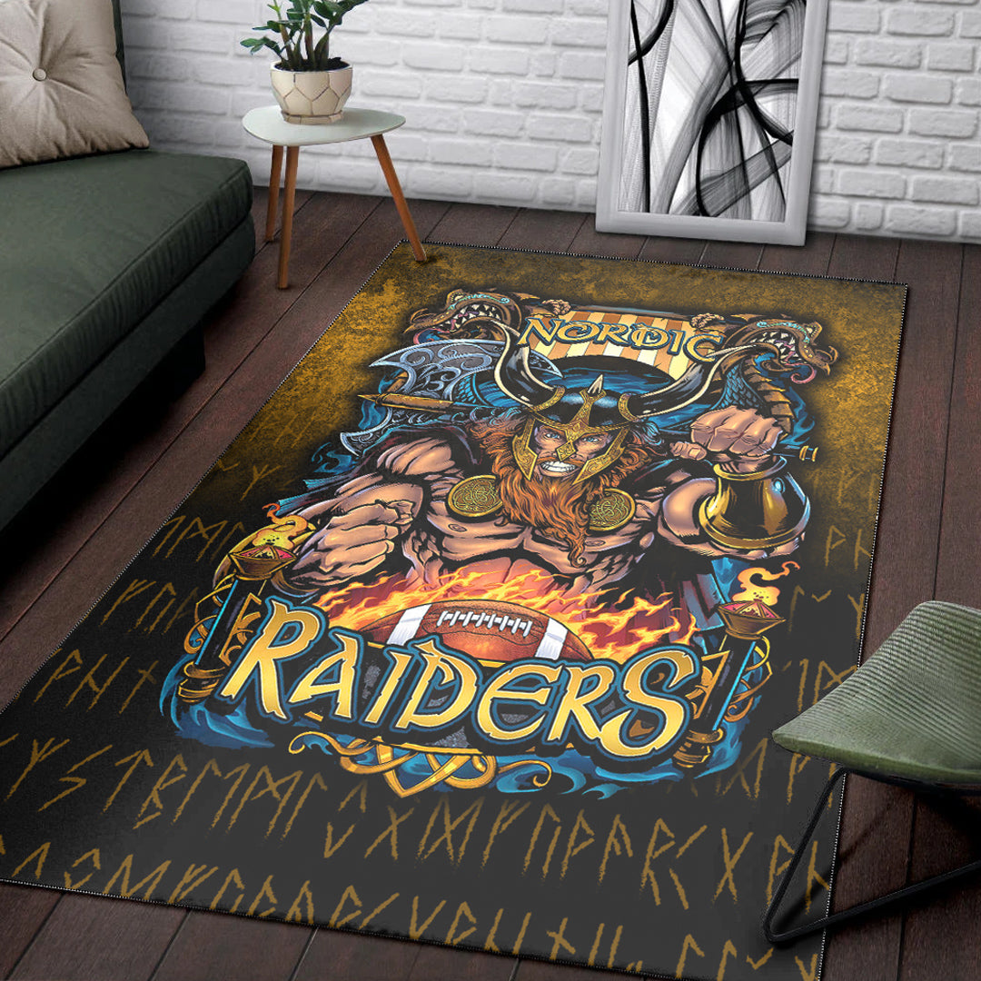 Viking Area Rug Viking Nordic Raiders