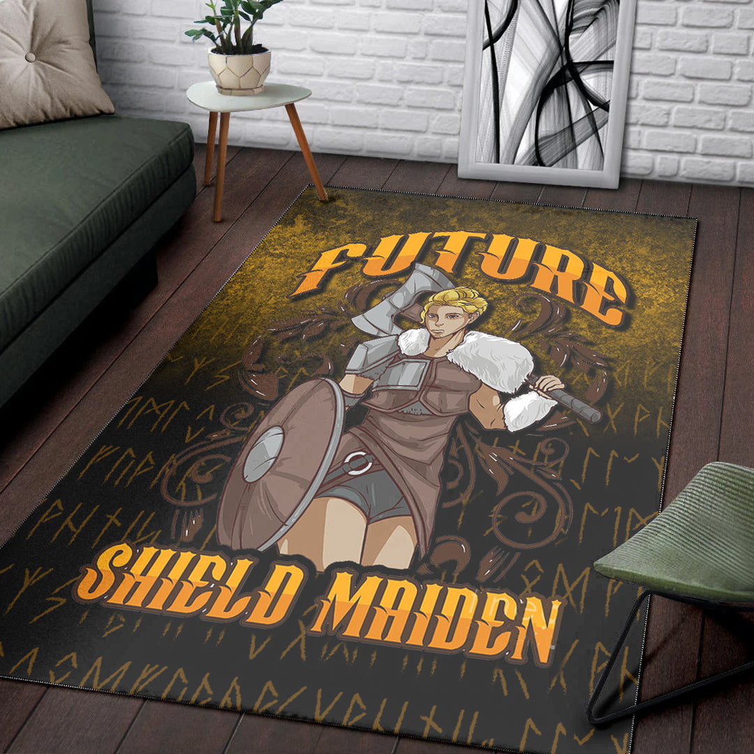 Viking Area Rug I’m Viking Future Shield Maiden