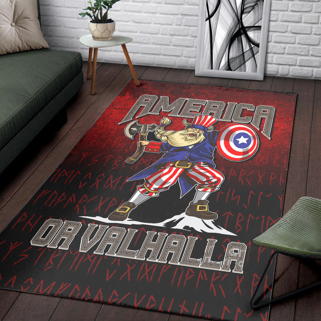 Viking Area Rug America Or Valhalla Ver02