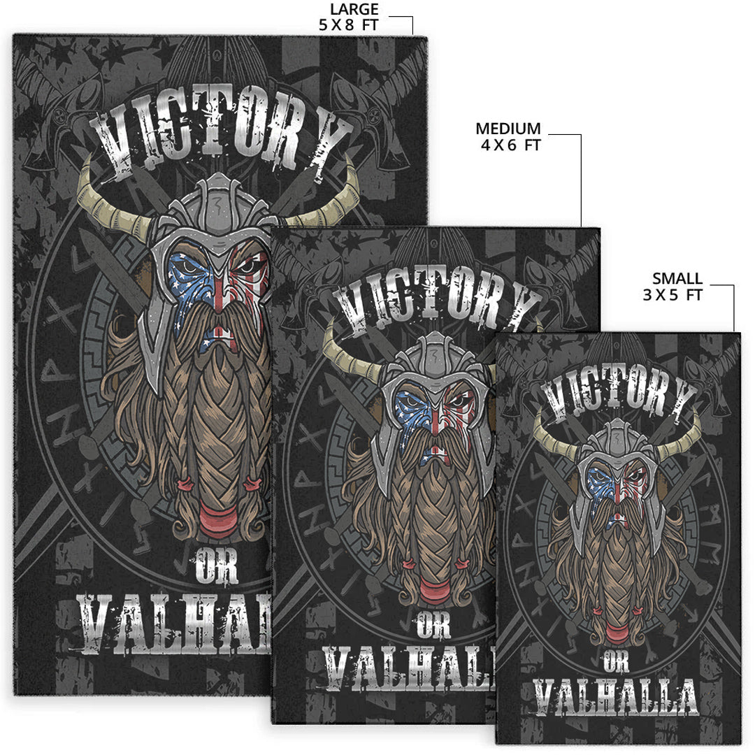 Viking Area Rug Victory or Valhalla