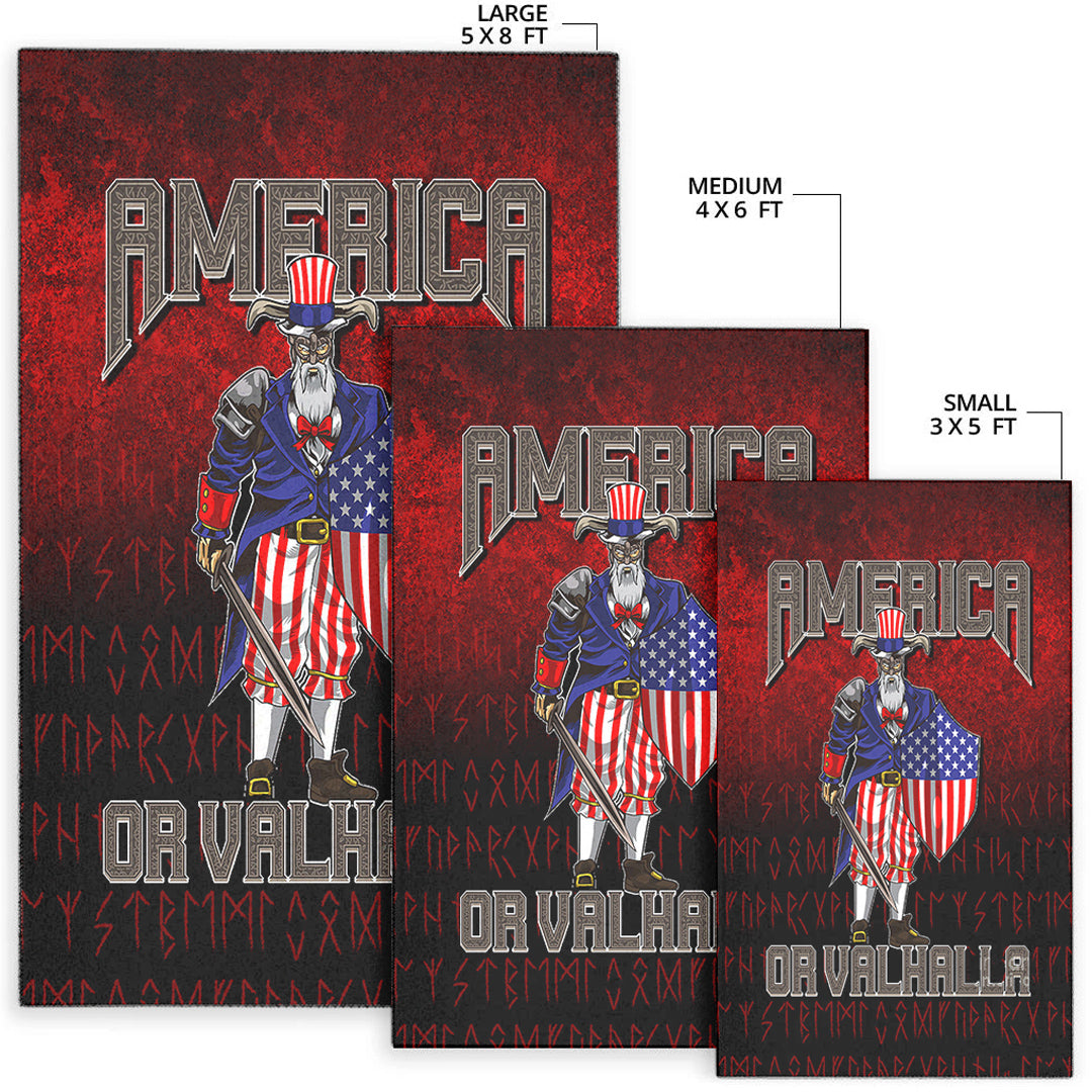 Viking Area Rug America Or Valhalla Ver01