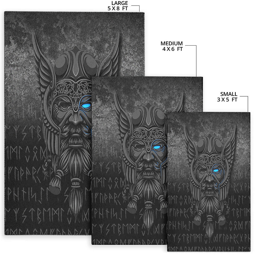 Viking Area Rug Viking Odin Allfather In Asgard Special Version