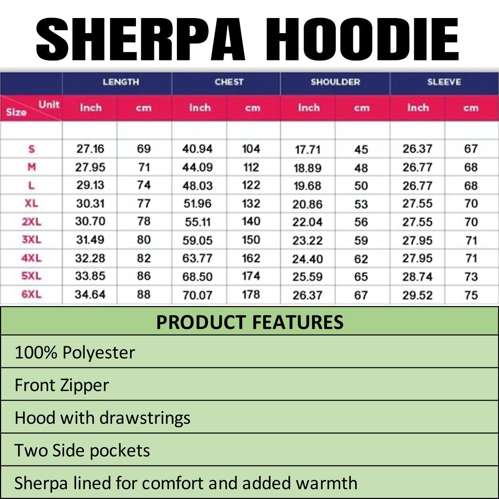 Viking Sherpa Hoodie Fierce Wolf Totemic Animal