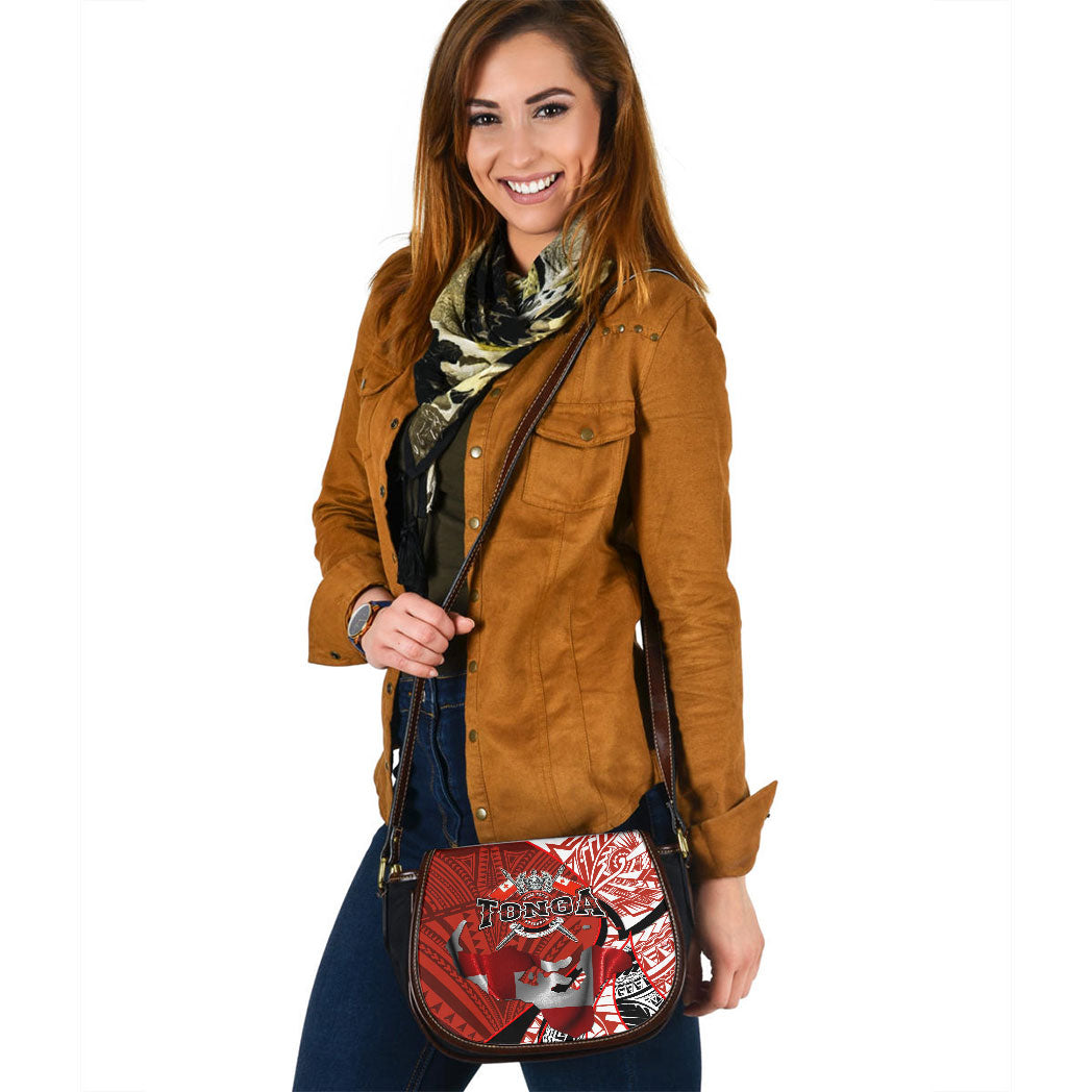 Tonga In My Heart Royal Coat Of Arms Saddle Bag