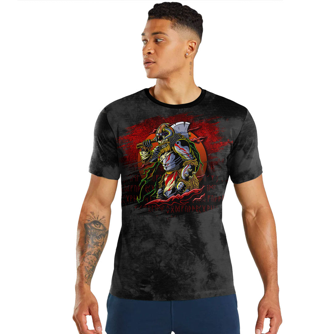 Viking T-Shirt Samurai Viking Warrior Ronin Berserk Armor Axe – To The ...