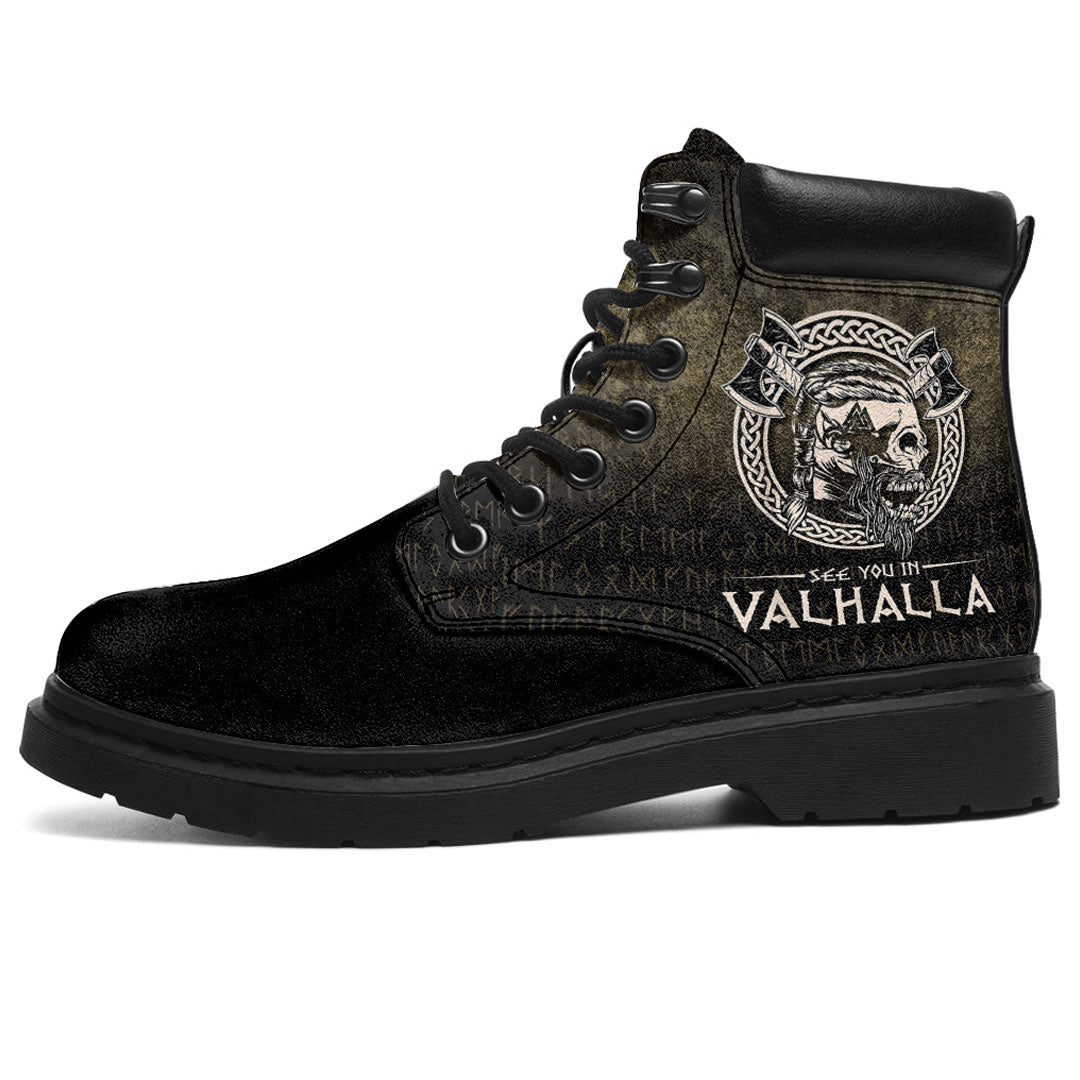 Viking All Season Boots See You in Valhalla Ver03