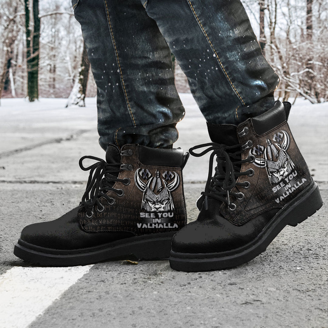 Viking All Season Boots See You in Valhalla Ver01