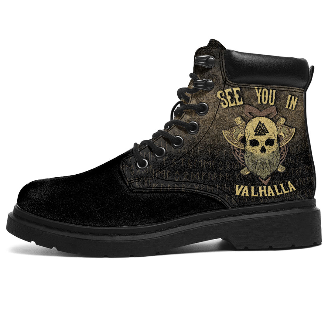 Viking All Season Boots See You in Valhalla Ver03