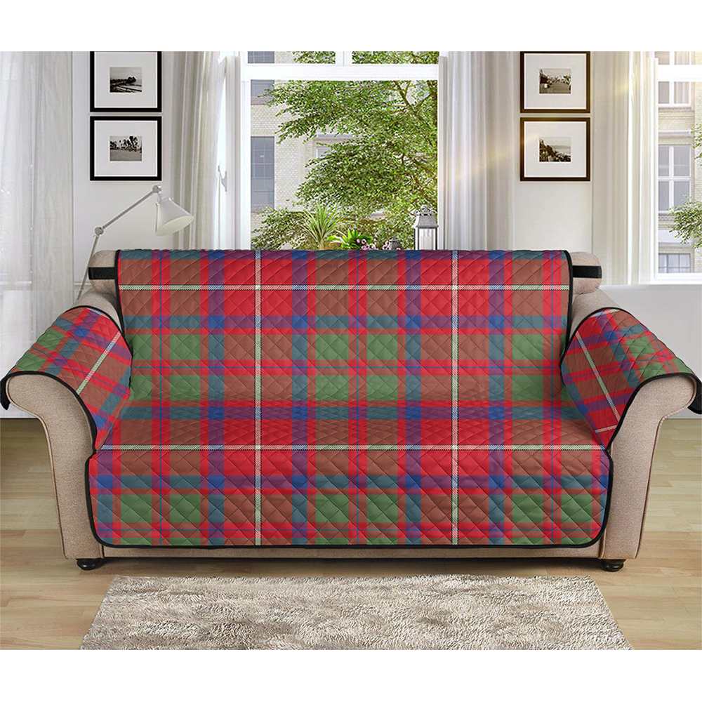 Shaw Red Modern Tartan Classic Sofa Protector