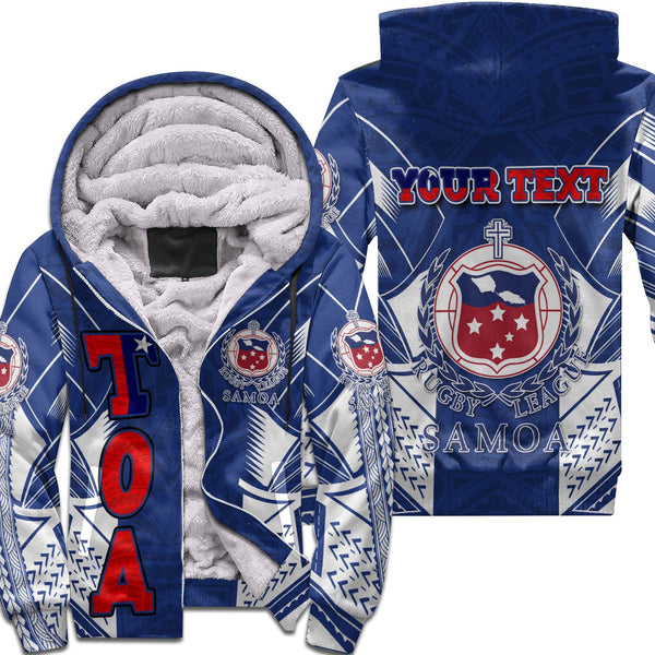 Custom TOA Samoa Rugby Sherpa Hoodie