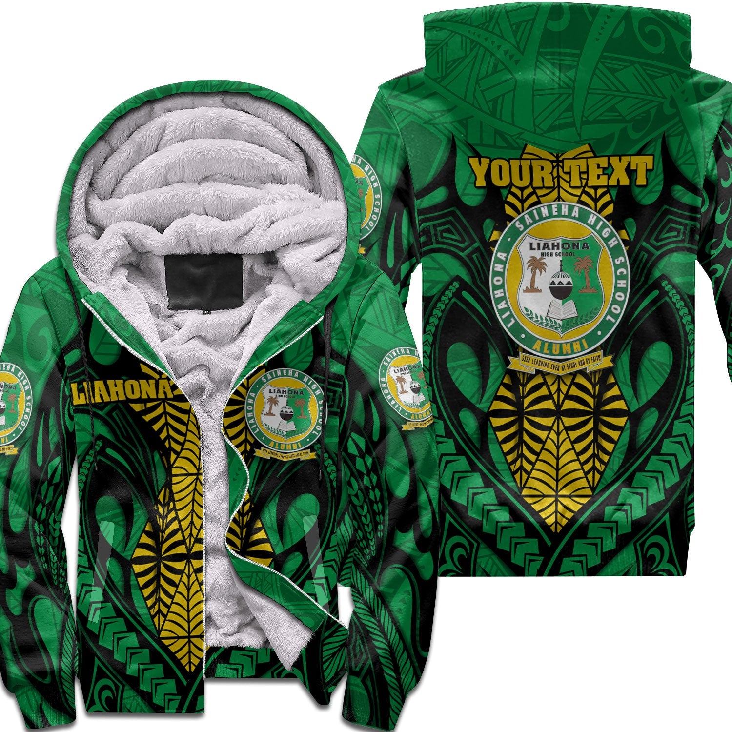 Custom Tonga Liahona High School Sherpa Hoodie