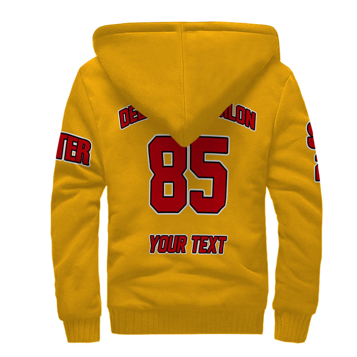 Fraternity Hoodie - Personalized Delta Phi Upsilon Sherpa Hoodie Original Yellow Style