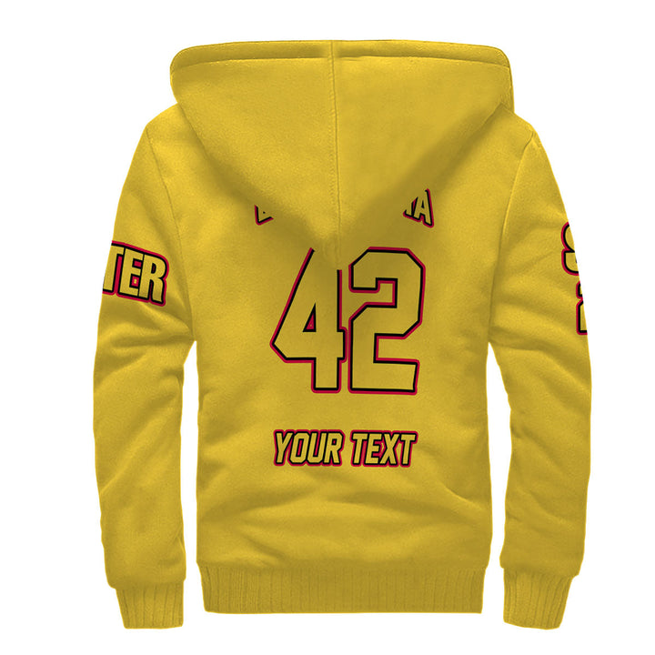 Sorority Hoodie - Personalized Eta Phi Beta Sherpa Hoodie Original Yellow Style