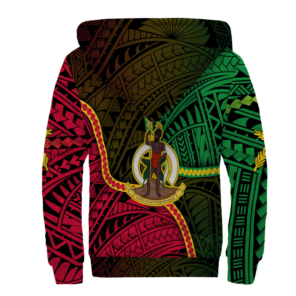 Vanuatu Sherpa Hoodie Independence Day 43rd Anniversary Style