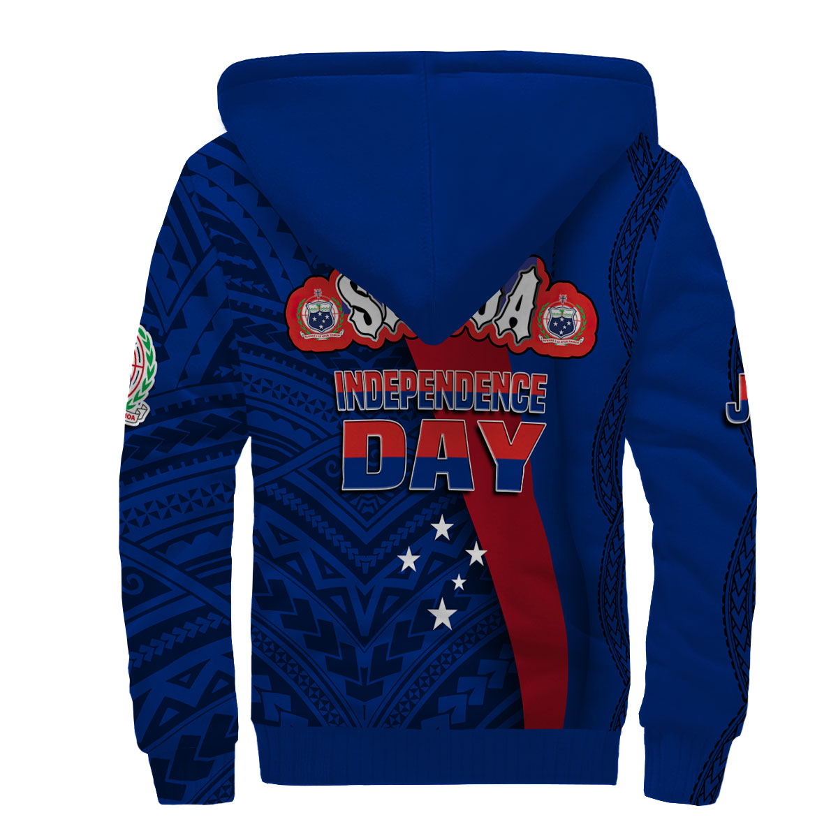 Samoa Independence Day Sherpa Hoodie Celebrating Dance Style