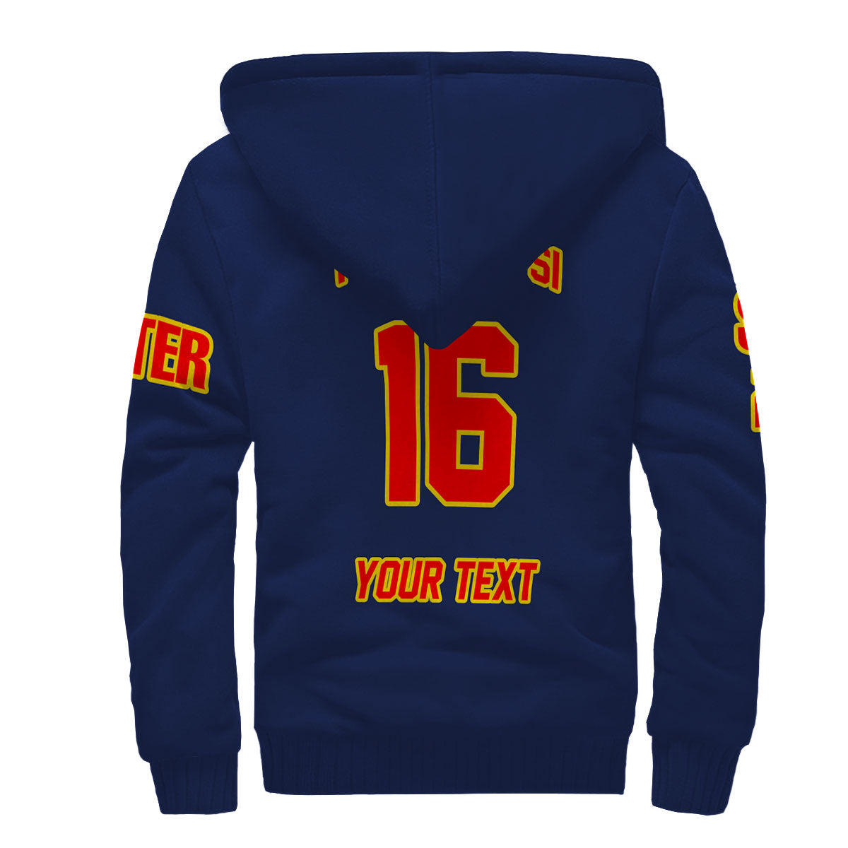 Fraternity Hoodie - Personalized Theta Nu Psi Sherpa Hoodie Original Blue Style