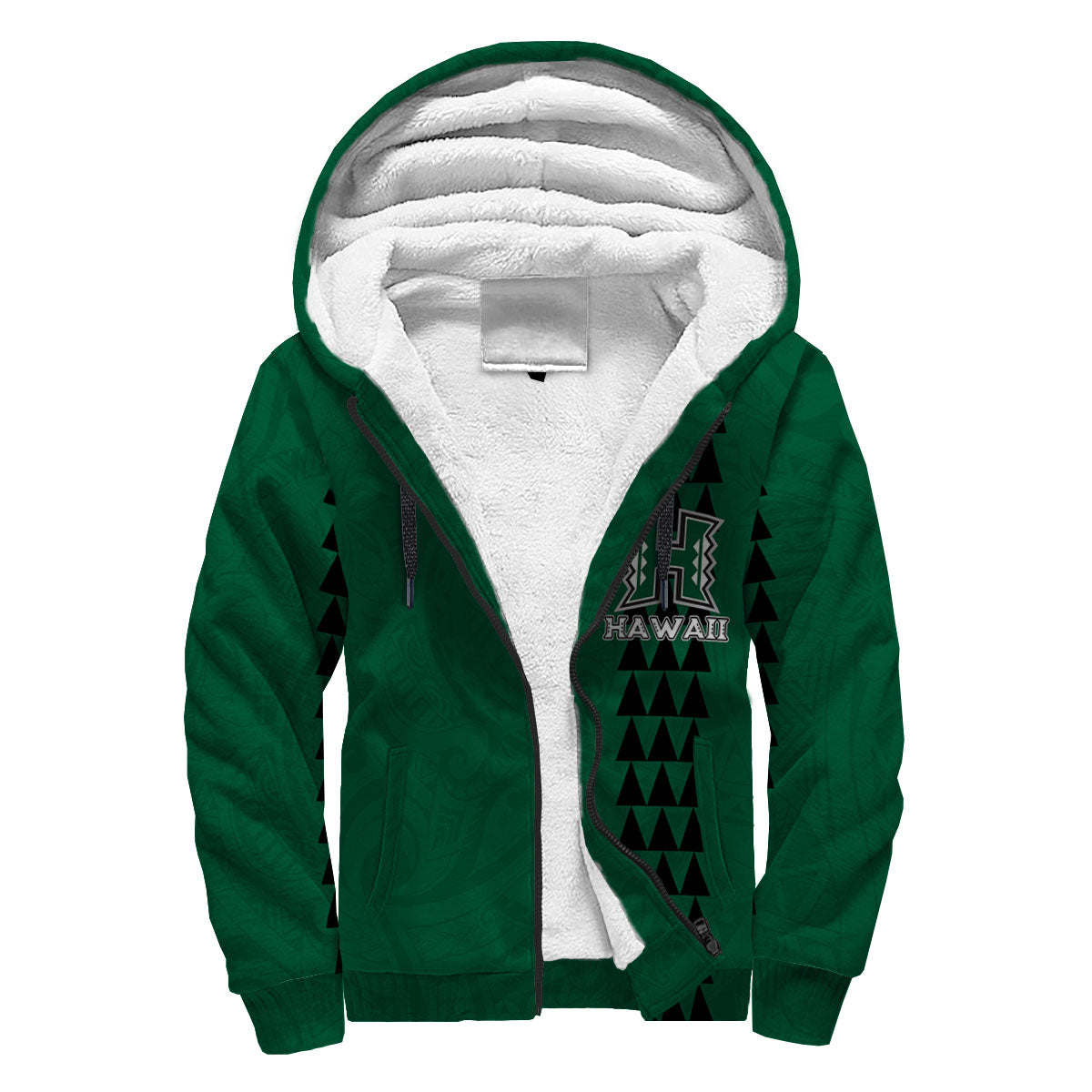 Custom Hawaii Rainbow Warriors Rugby Sherpa Hoodie