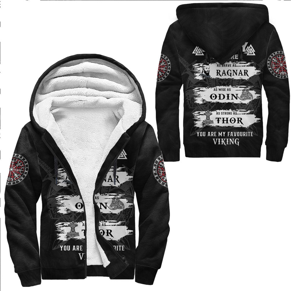 Viking Sherpa Hoodie  Daddy