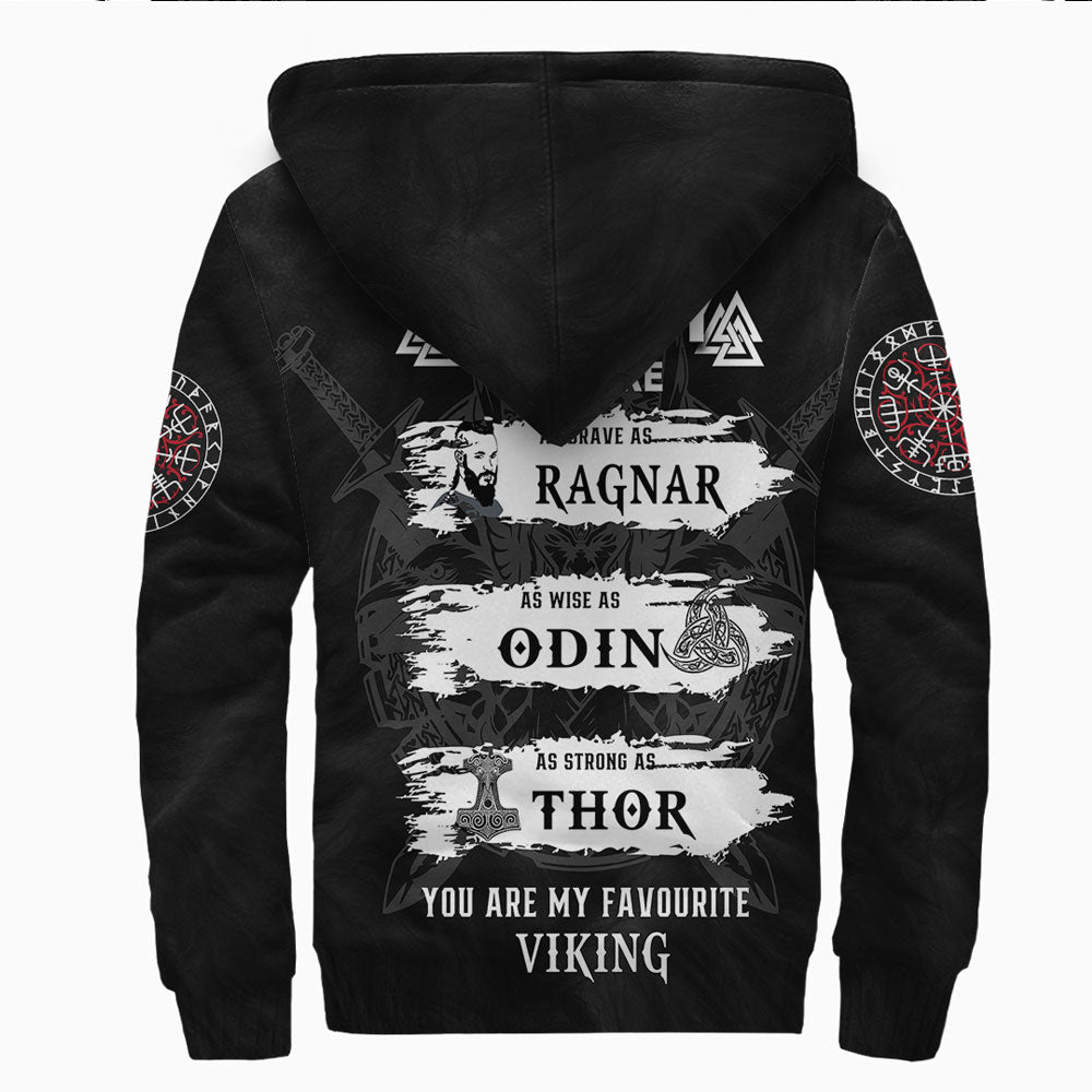 Viking Sherpa Hoodie  Daddy