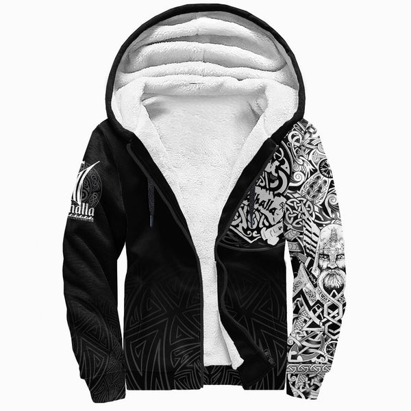 Viking Sherpa Hoodie See You In Valhalla