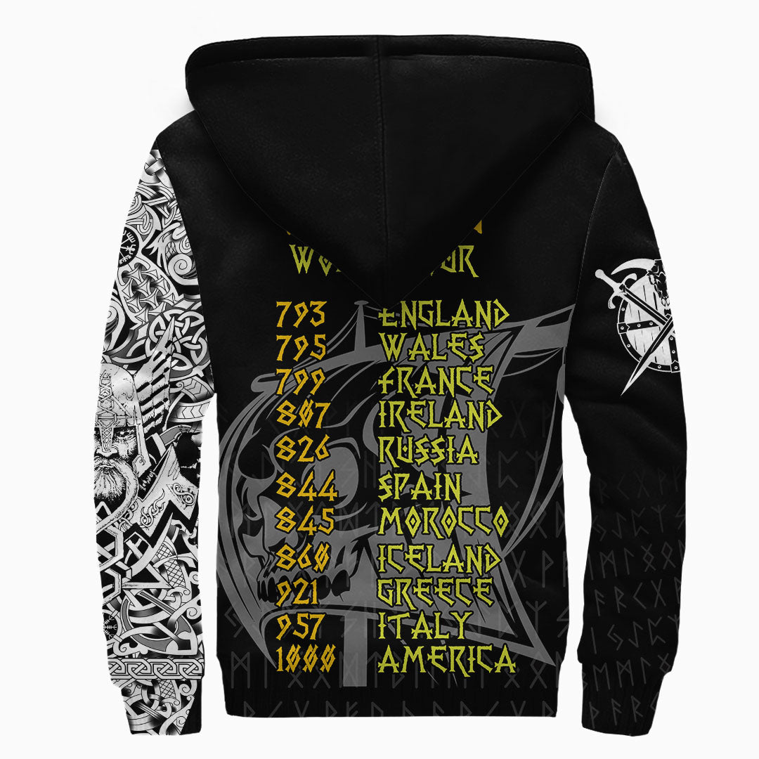 Viking Sherpa Hoodie The Viking Sherpa Hoodie World Tour