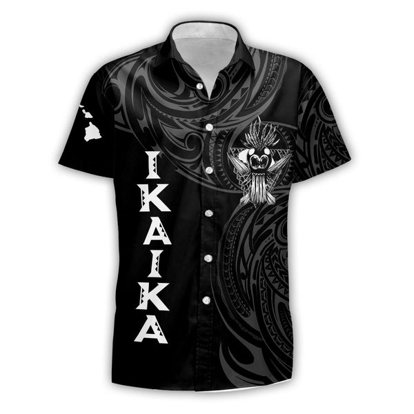 Hawaii Ikaika Warrior Short Sleeve Shirt Polynesian Style