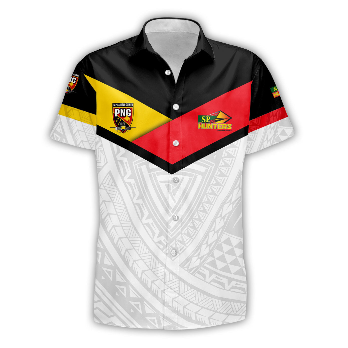 Papua New Guinea Rugby Hunters Short Sleeve Shirt