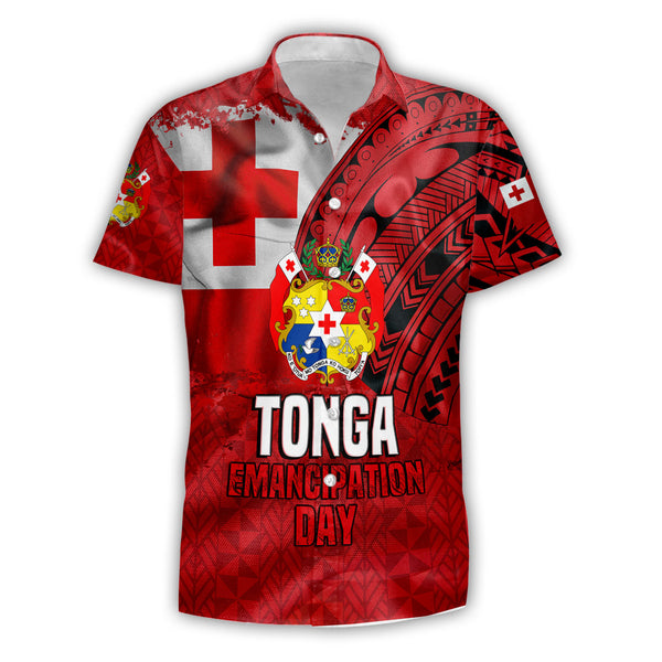 Tonga Independence Emancipation Day Short Sleeve Shirt