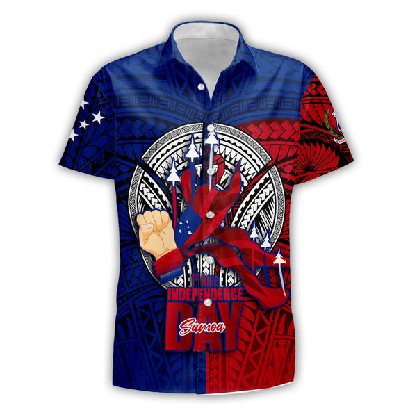 Samoa Independence Day 1st June Short Sleeve Shirt