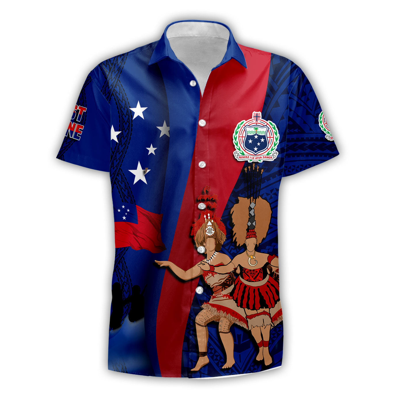 Samoa Independence Day Short Sleeve Shirt Celebrating Dance Style