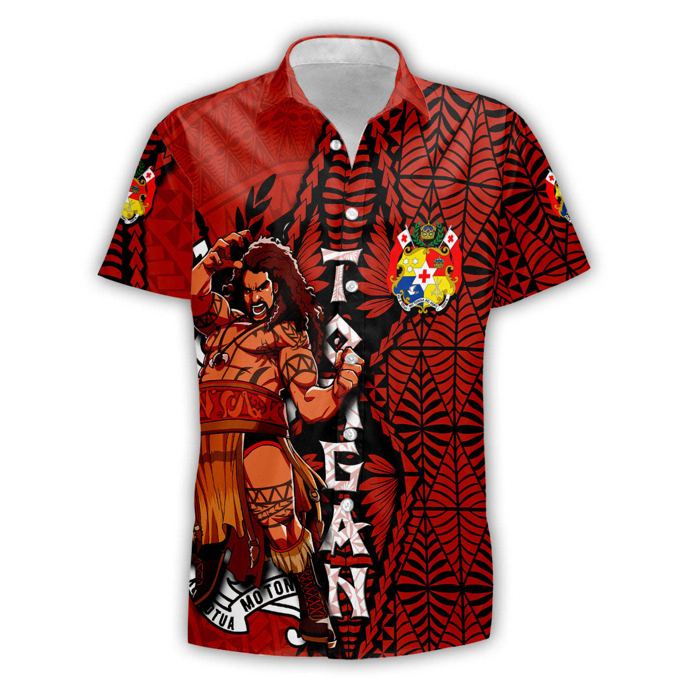 Custom Tonga The Tonga Terror Short Sleeve Shirt