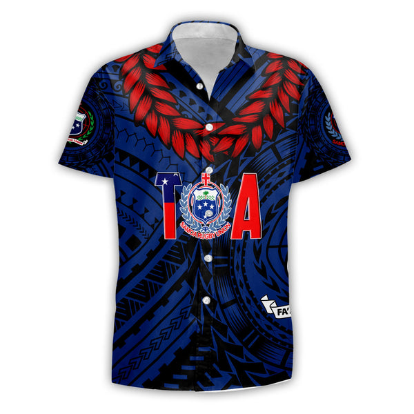 Samoa TOA Rugby Short Sleeve Shirt Ulafala Style