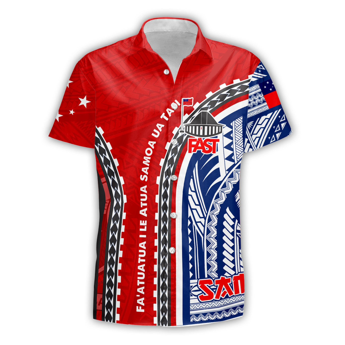 FAST Samoa United in Faith Short Sleeve Shirt