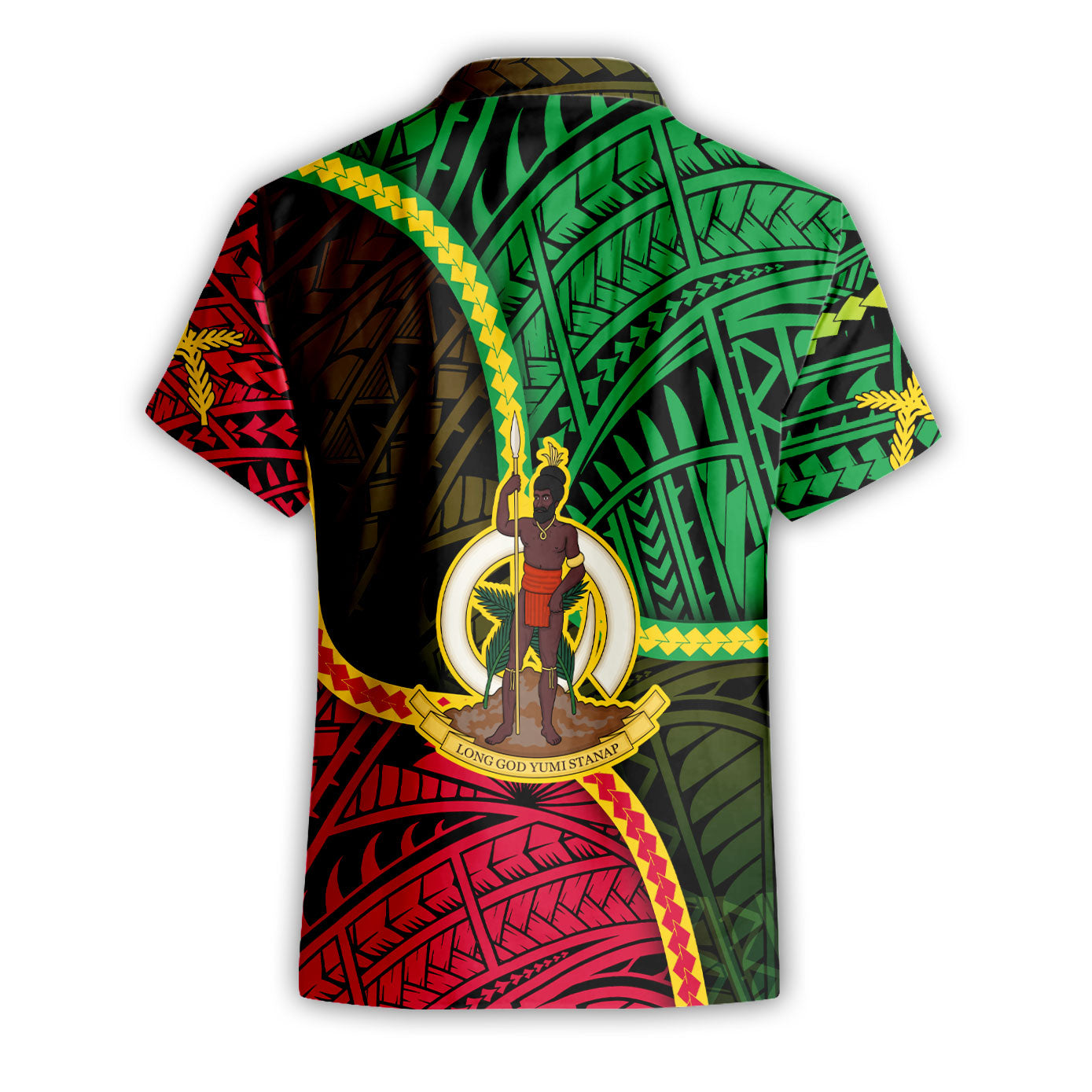 Vanuatu Short Sleeve Shirt Independence Day 43rd Anniversary Style