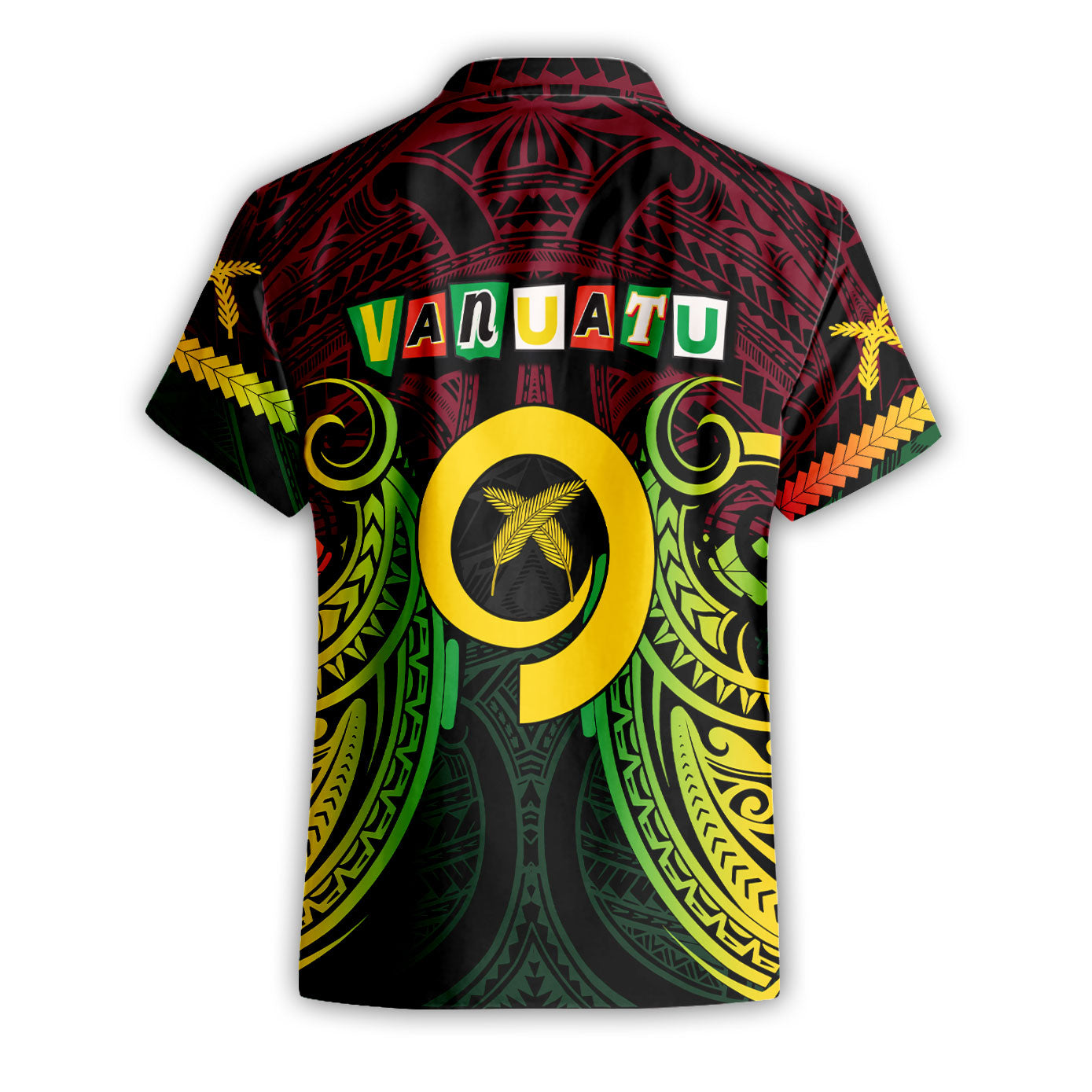 Vanuatu Short Sleeve Shirt Independence Day 43rd Anniversary Style 2