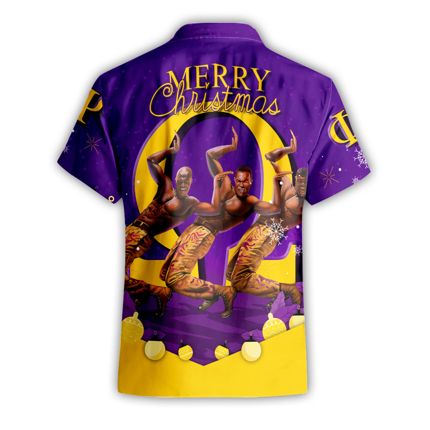 Fraternity Shirt - OPP Christmas Short Sleeve Shirt Omega Man Hand Sign Style