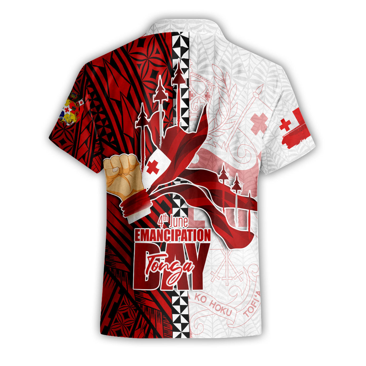 Tonga National Emancipation Day Short Sleeve Shirt