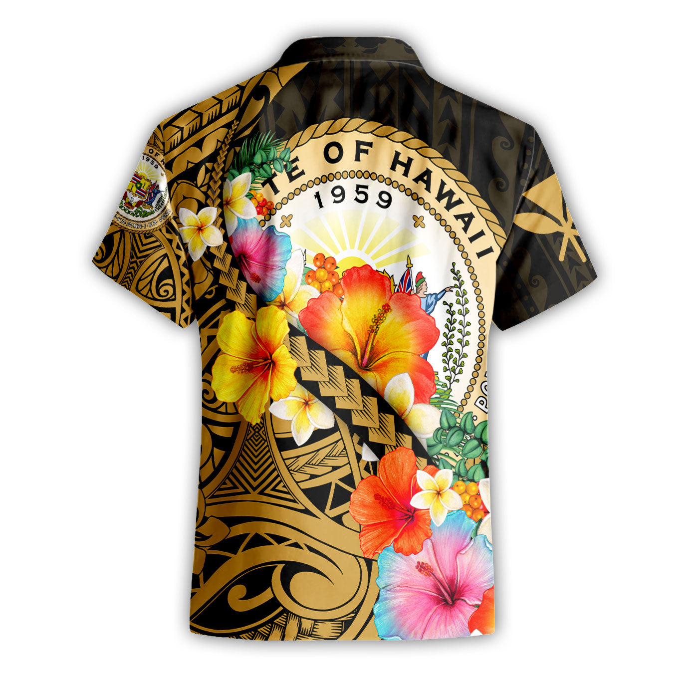 Hawaii Day King Kamehameha Short Sleeve Shirt