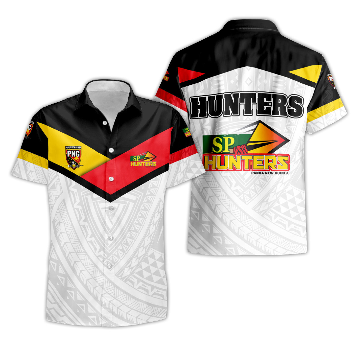 Papua New Guinea Rugby Hunters Short Sleeve Shirt