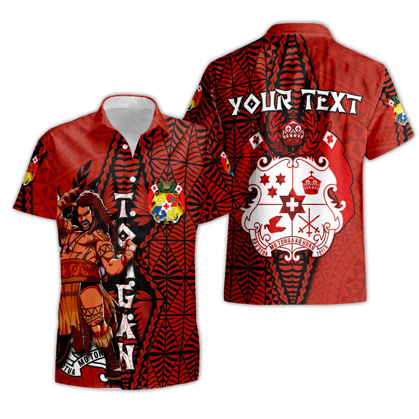 Custom Tonga The Tonga Terror Short Sleeve Shirt